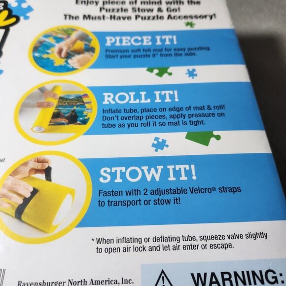 Ravensburger Stow & Go Puzzle Storage Roll Up Felt Mat NEW - Picture 6 of 7